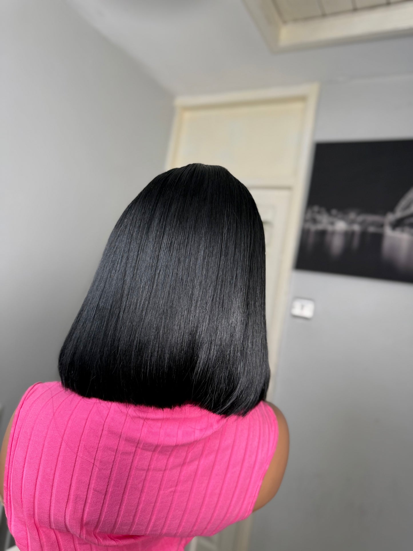 JET BLACK BOB WIG ✨✨