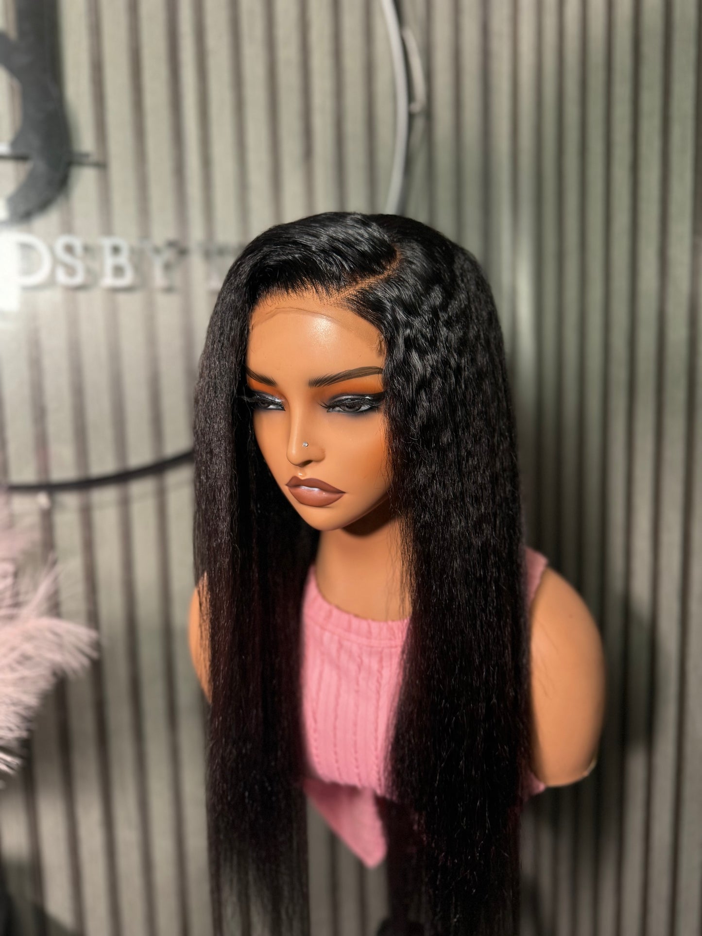 Yaki straight 100% human hair