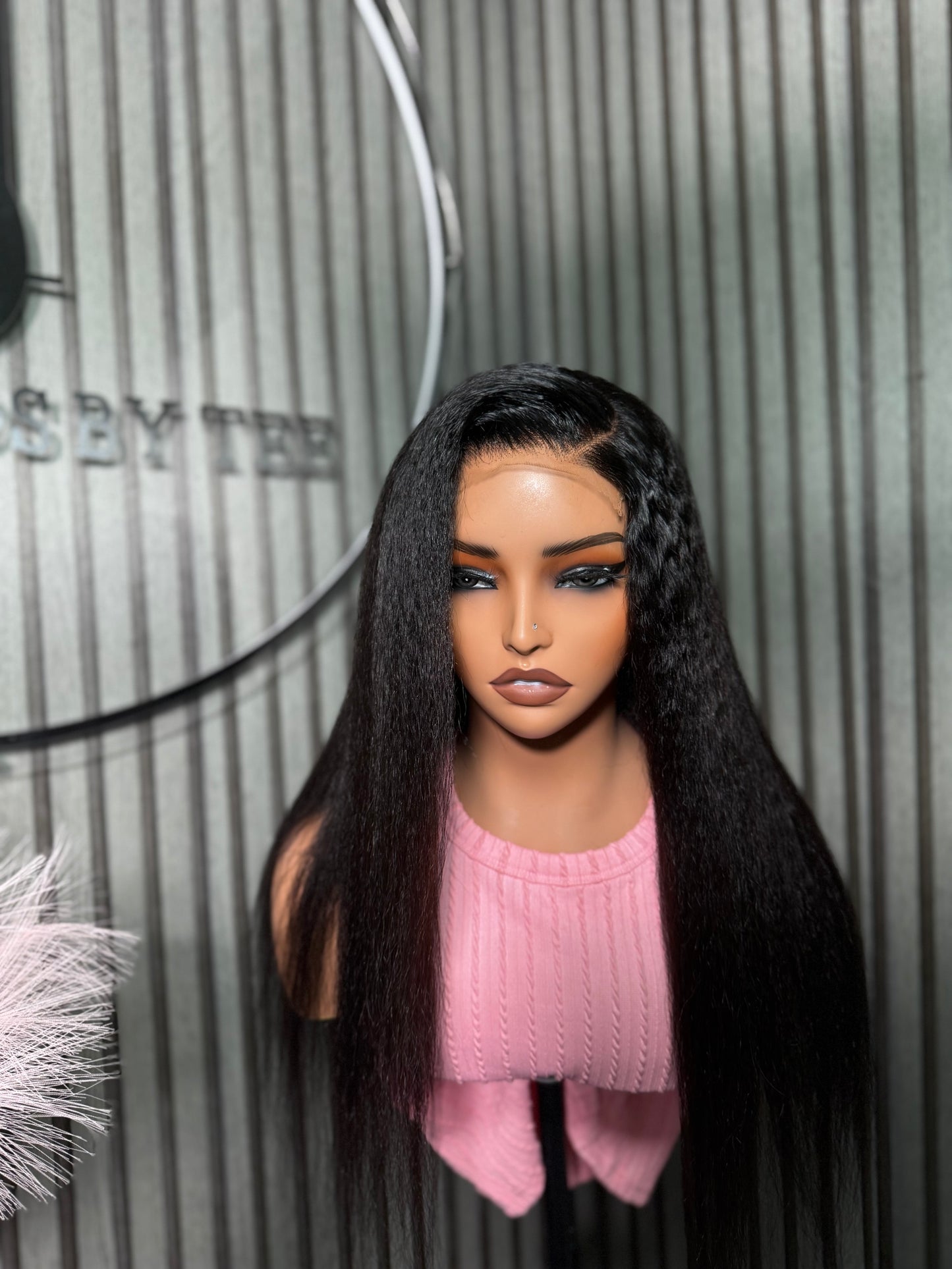 Yaki straight 100% human hair