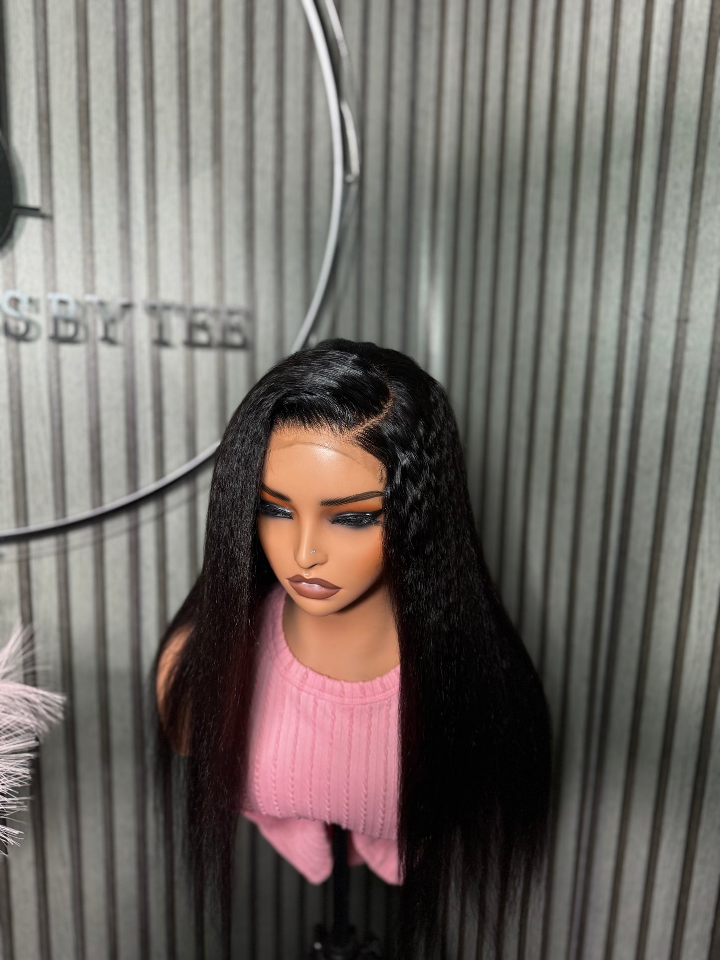 Yaki straight 100% human hair