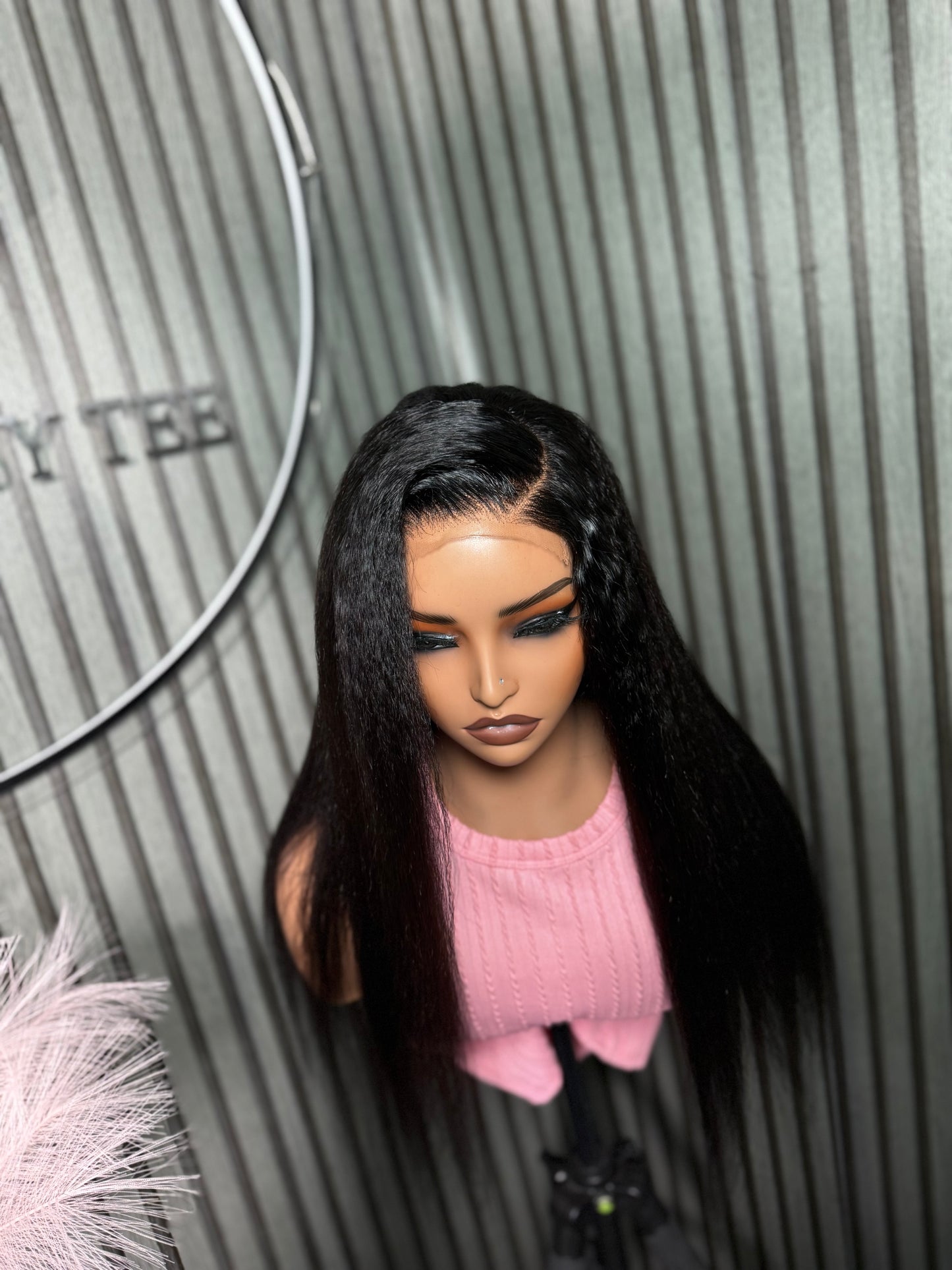 Yaki straight 100% human hair