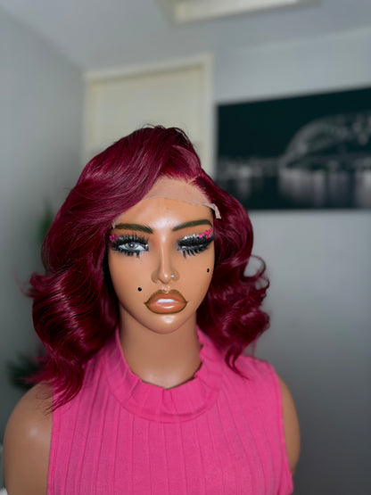BURGUNDY SHORT BOUNCE✨✨