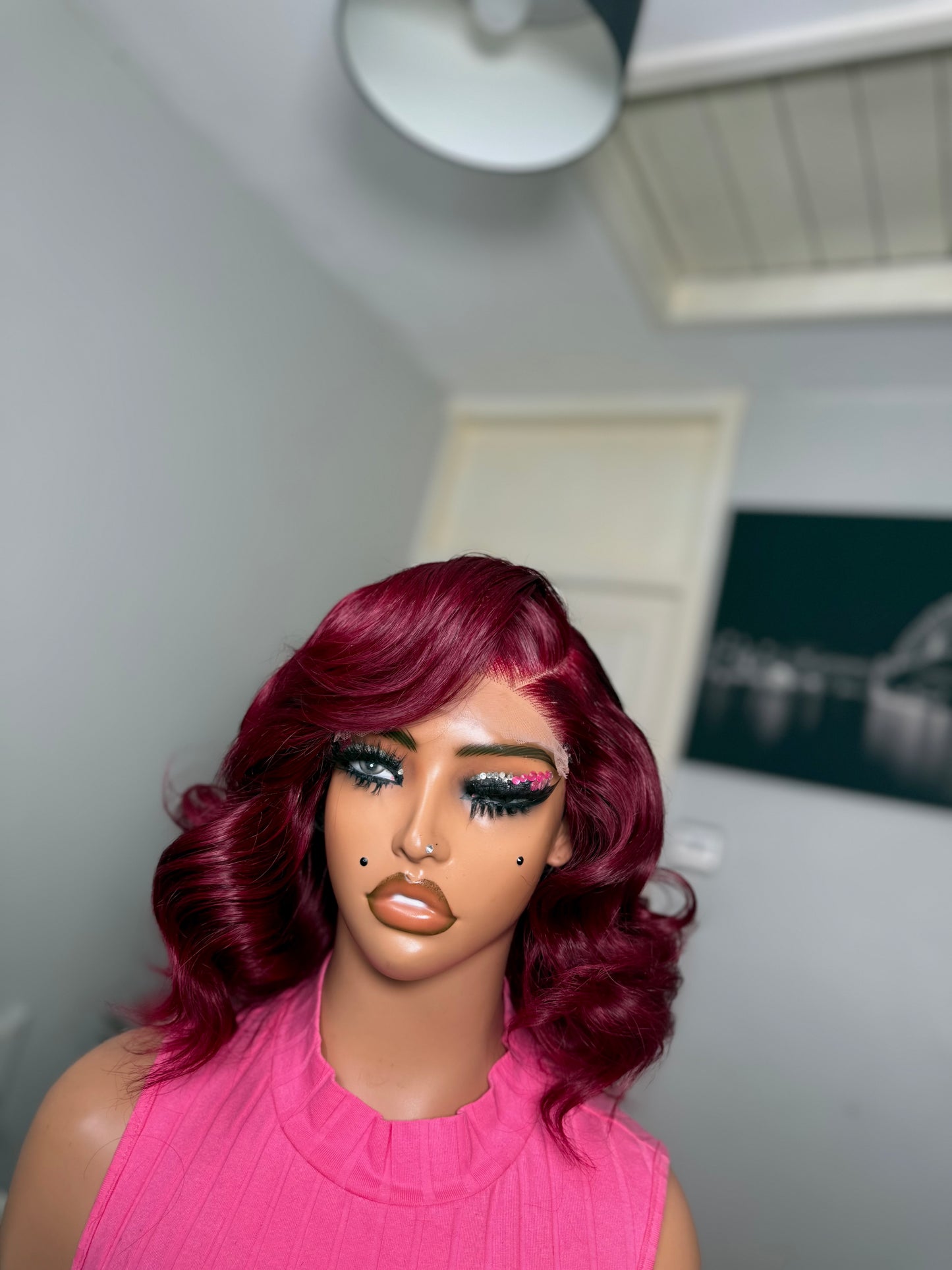 BURGUNDY SHORT BOUNCE✨✨