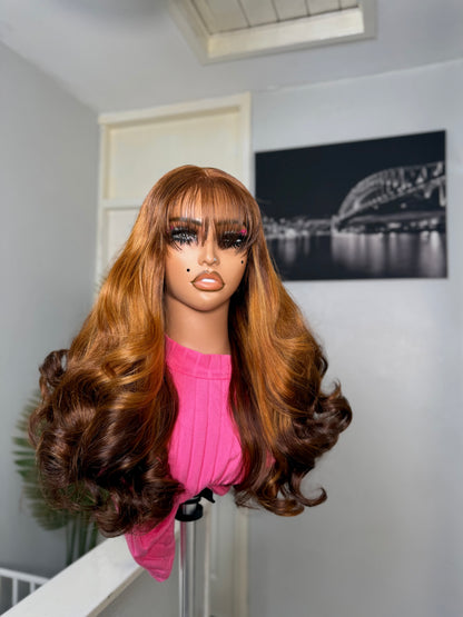 CINNAMON DRIP ✨✨- closure fringe bounce