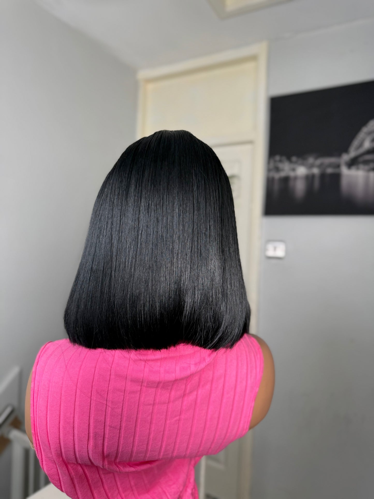 JET BLACK BOB WIG ✨✨