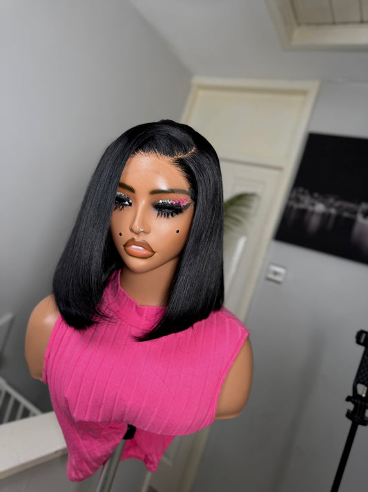 JET BLACK BOB WIG ✨✨