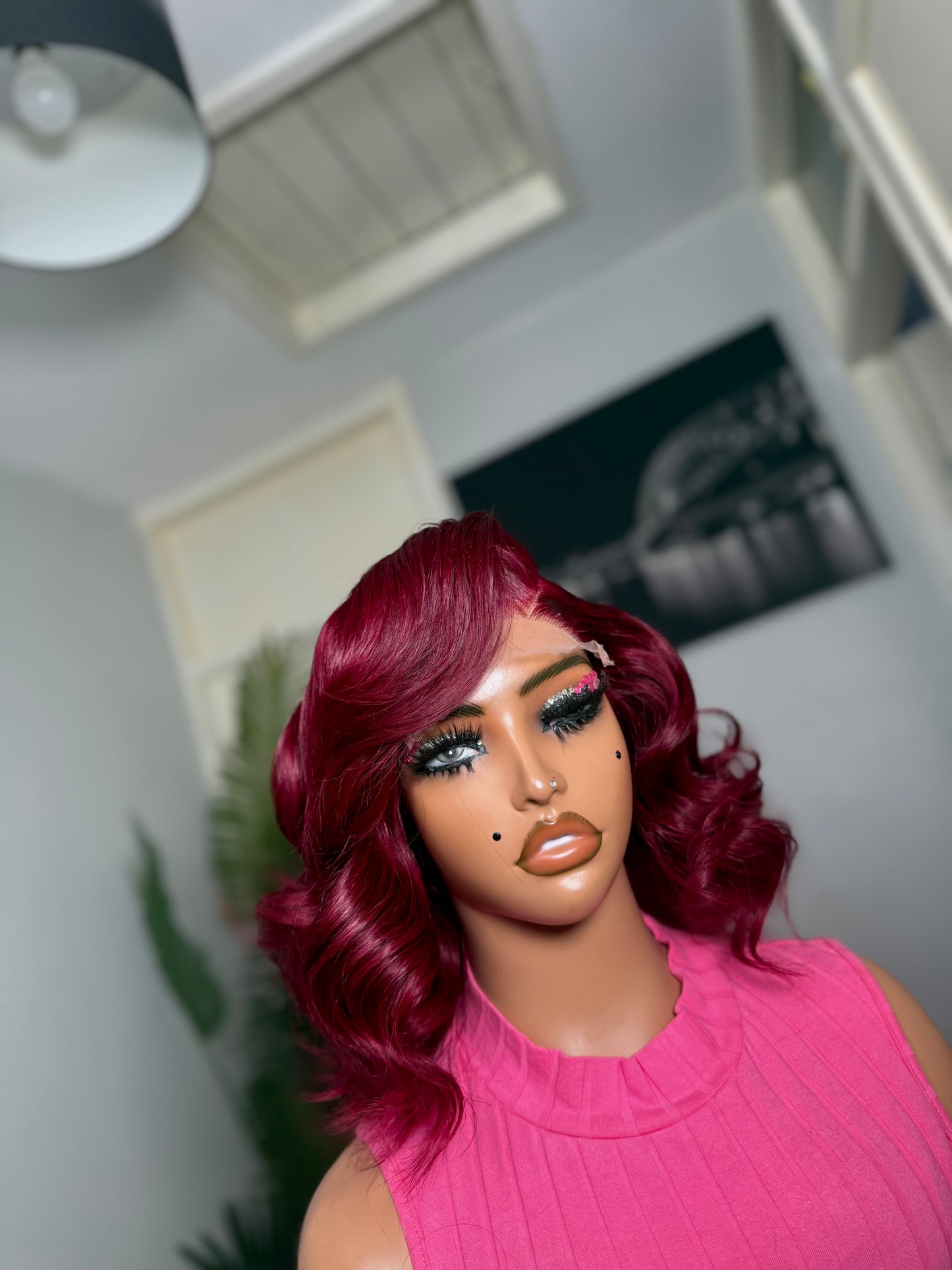 BURGUNDY SHORT BOUNCE✨✨