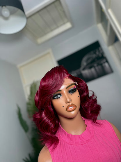 BURGUNDY SHORT BOUNCE✨✨