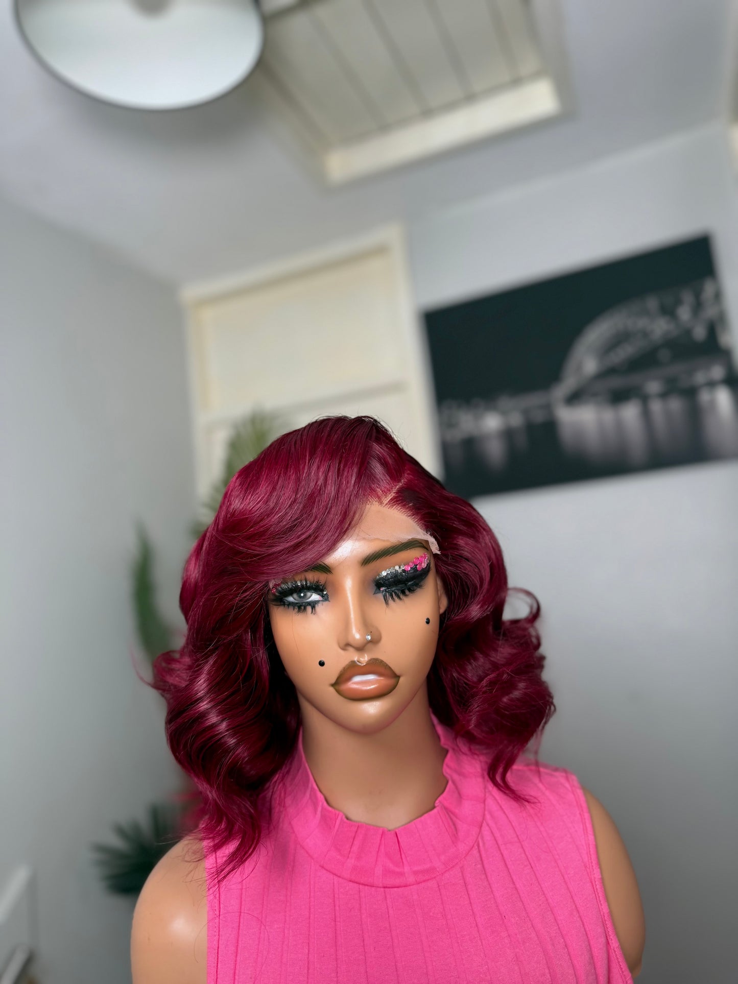 BURGUNDY SHORT BOUNCE✨✨