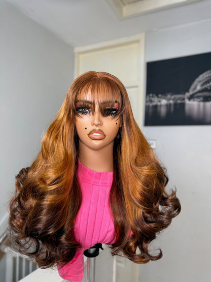 CINNAMON DRIP ✨✨- closure fringe bounce