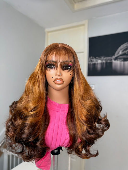 CINNAMON DRIP ✨✨- closure fringe bounce