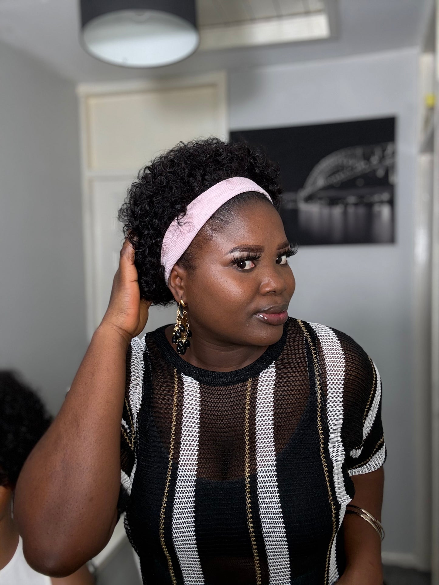 SHORT NATURAL HUMAN HAIR