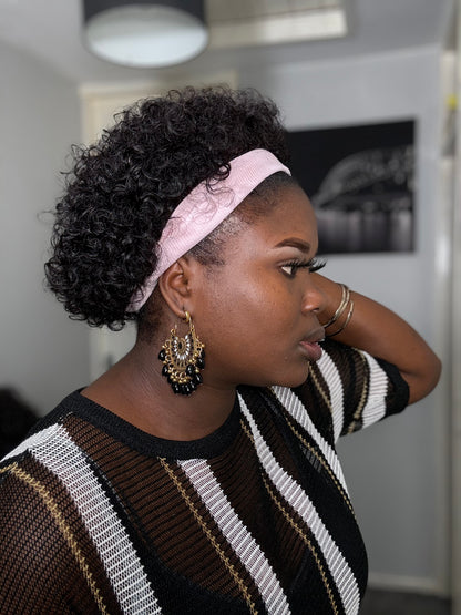 SHORT NATURAL HUMAN HAIR
