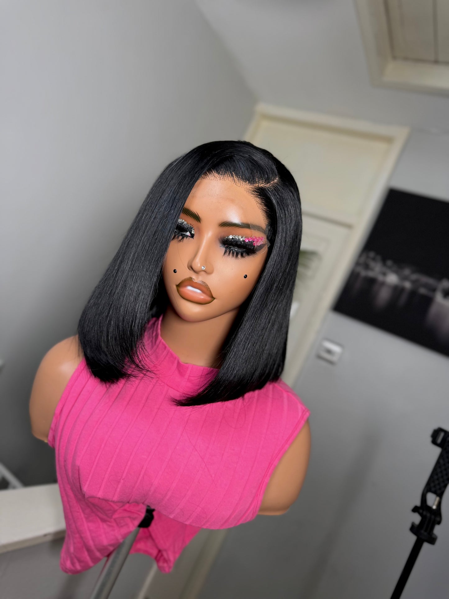 JET BLACK BOB WIG ✨✨