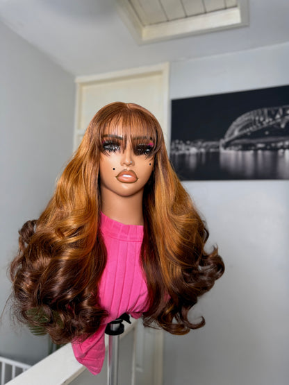 CINNAMON DRIP ✨✨- closure fringe bounce