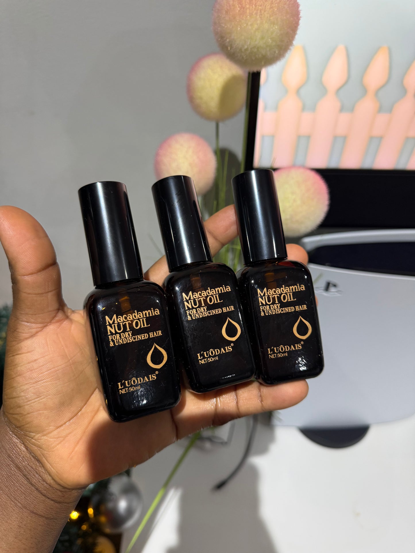MACADAMIA OIL FOR DRY HAIR & WIGS