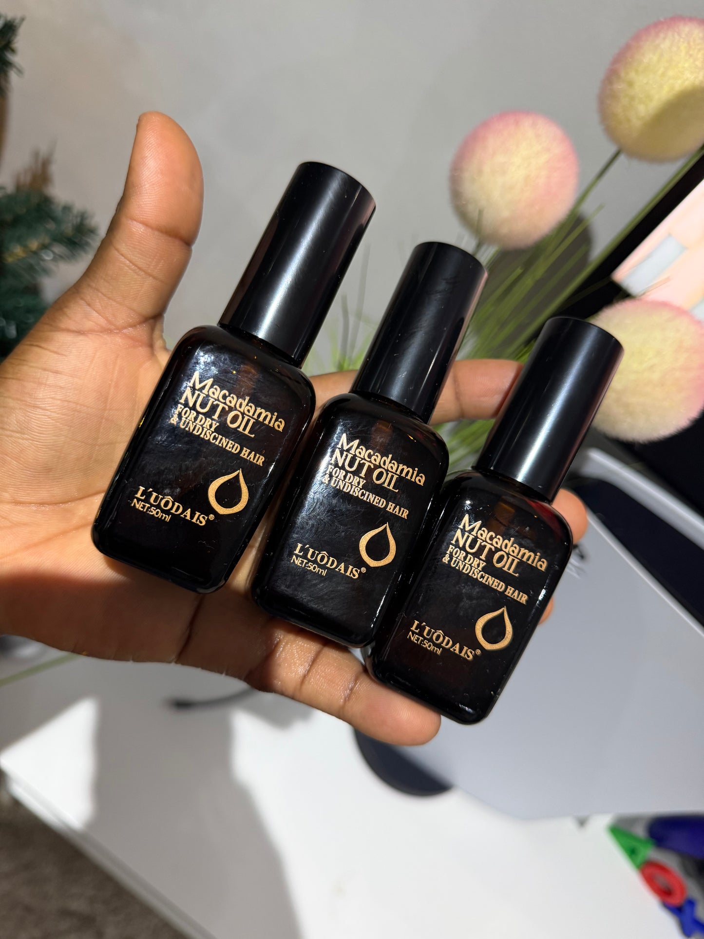MACADAMIA OIL FOR DRY HAIR & WIGS