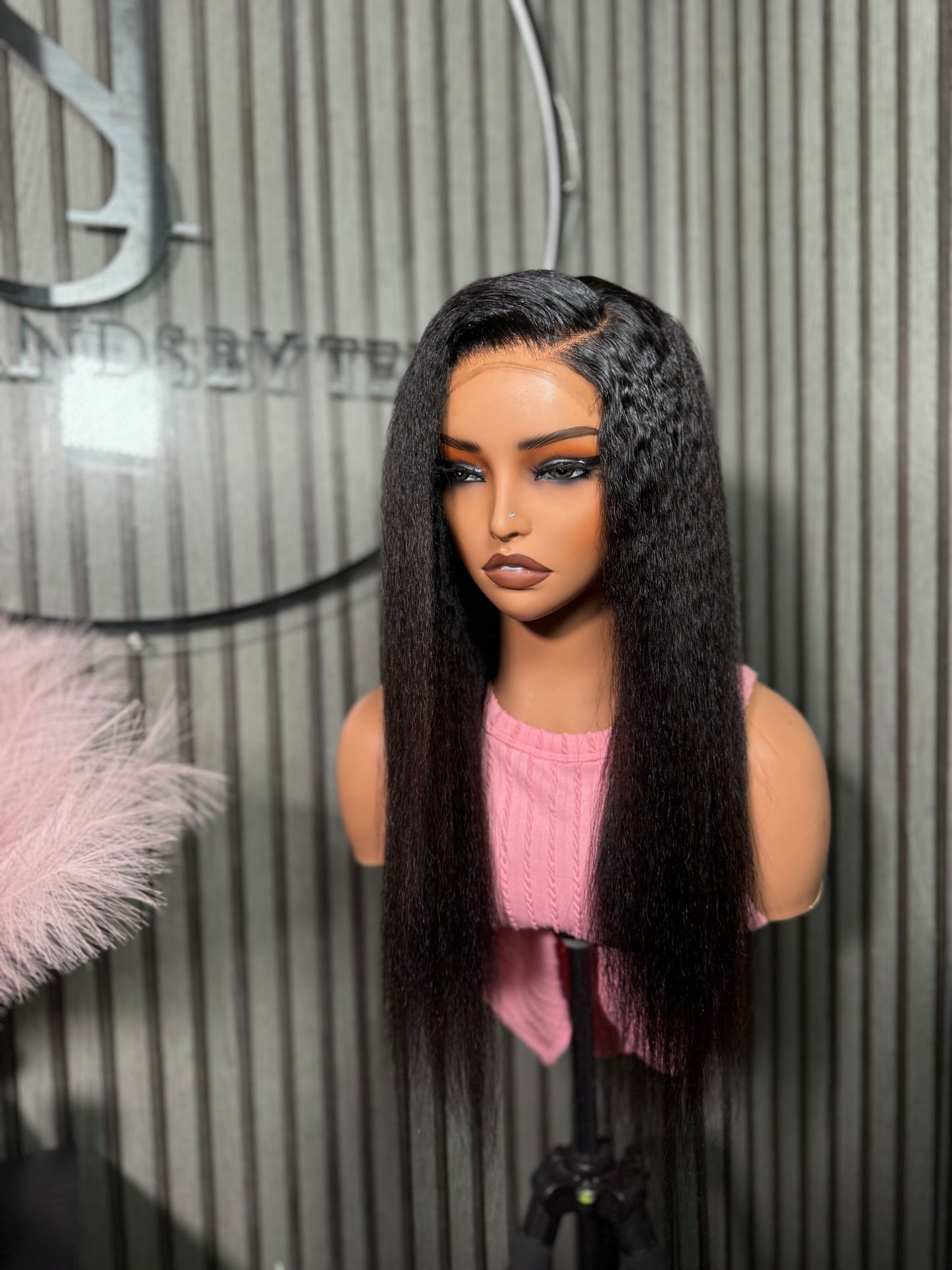 Yaki straight 100% human hair