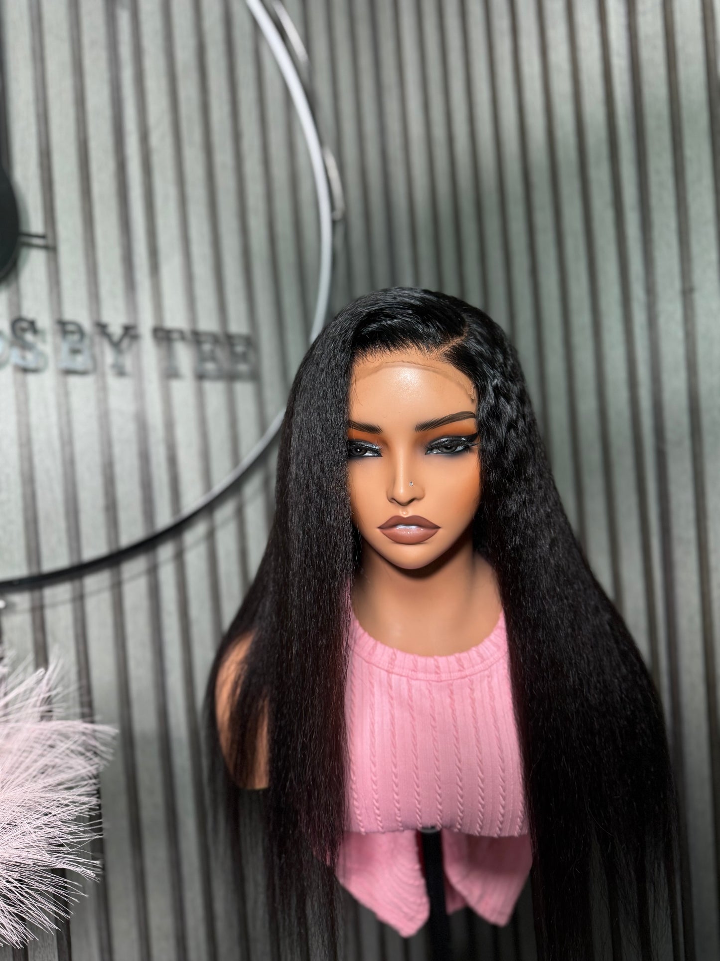Yaki straight 100% human hair