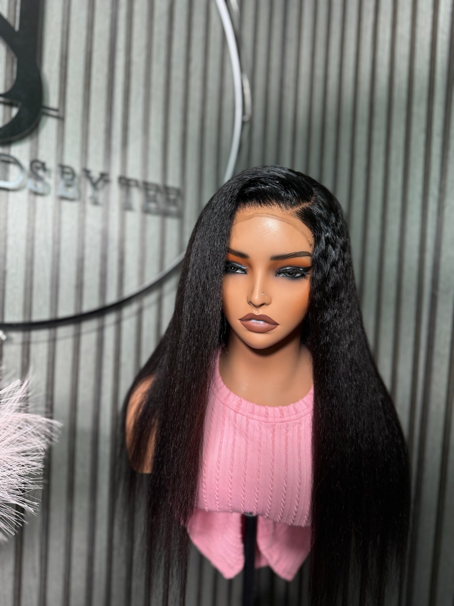 Yaki straight 100% human hair