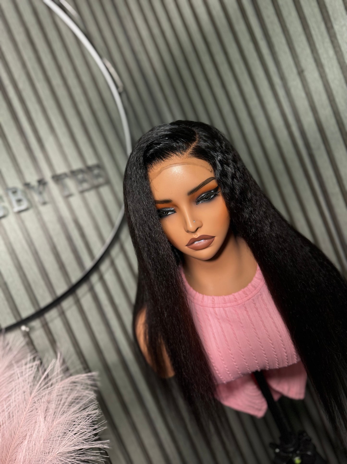 Yaki straight 100% human hair