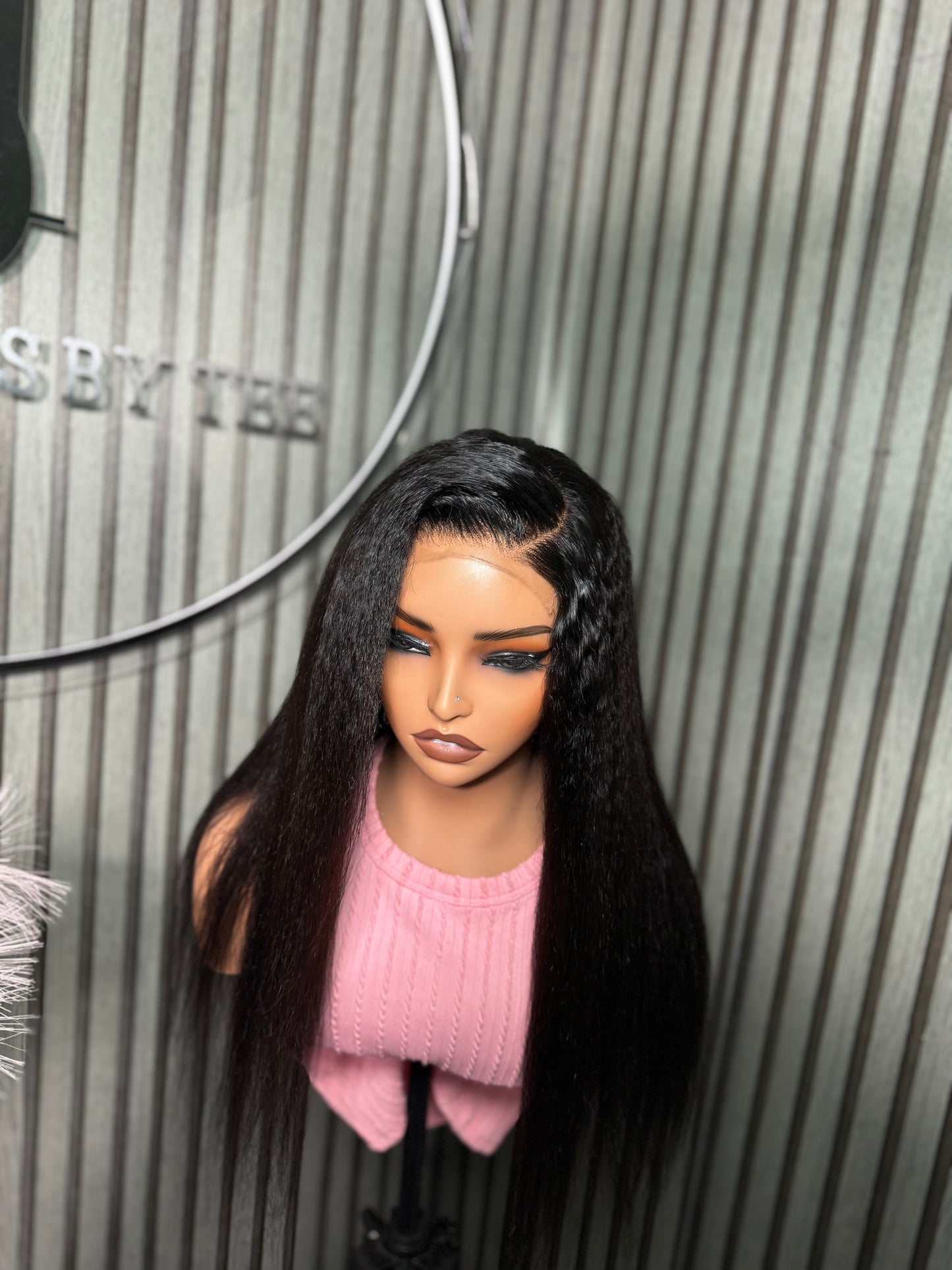 Yaki straight 100% human hair