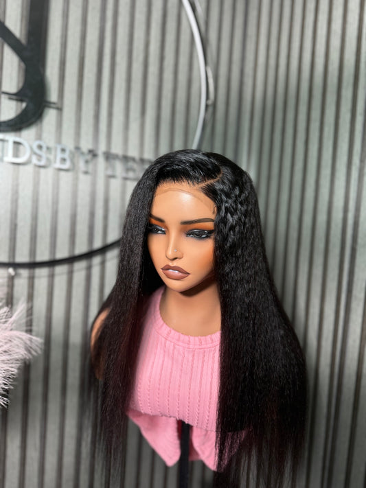Yaki straight 100% human hair
