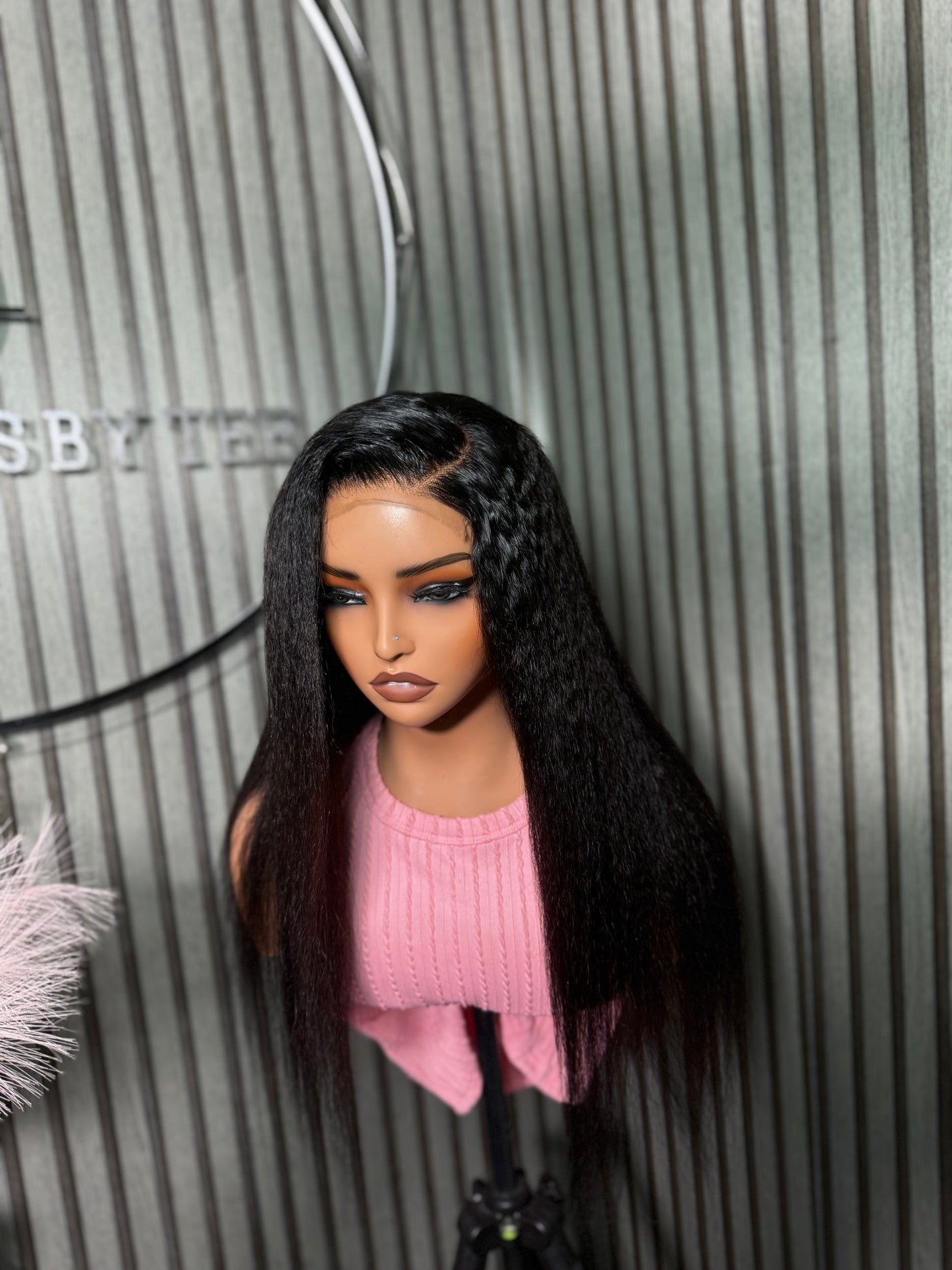 Yaki straight 100% human hair
