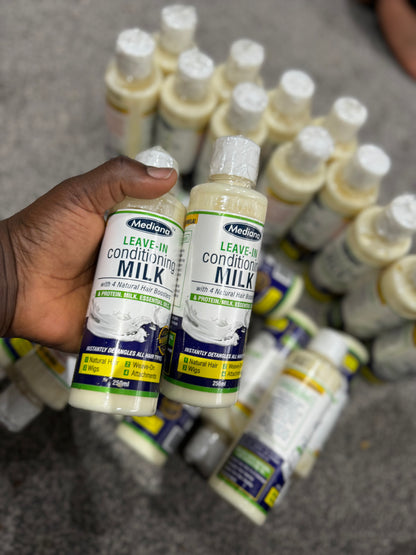 Leave-in conditioning milk for Curly Hair Maintenance