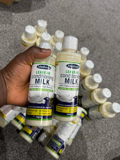 Leave-in conditioning milk for Curly Hair Maintenance